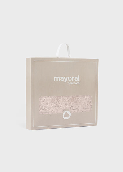 Mayoral Light Beige Teddy Blanket & Toy Set 9957