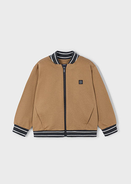 Mayoral Boys Beige Bomber Three Piece Tracksuit 4810