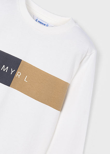 Mayoral Boys Beige Bomber Three Piece Tracksuit 4810