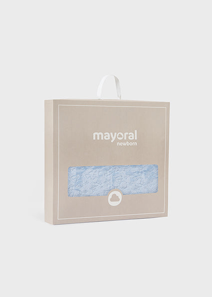 Mayoral Blue Teddy Blanket & Toy Set 9957