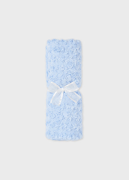 Mayoral Blue Soft Fur Blanket Gift 19033