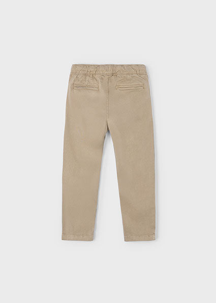 Mayoral Boys Beige Chino Jogger Trousers 4561