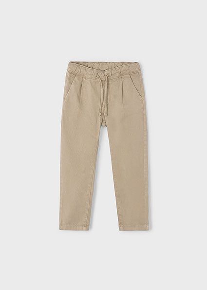 Mayoral Boys Beige Chino Jogger Trousers 4561