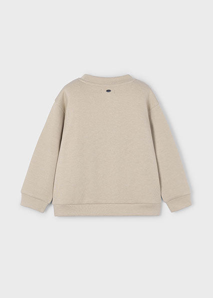 Mayoral Boys Beige Crewneck Sweater 4406