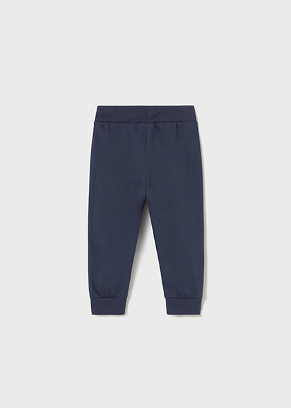 Mayoral Baby Boys Beige & Navy Three Piece Tracksuit 918