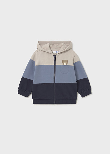 Mayoral Baby Boys Blue Contrast Three Piece Tracksuit 918