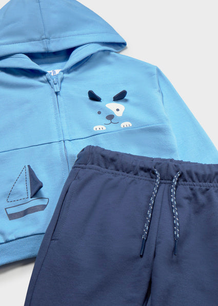 Mayoral Baby Boy Blue Three Piece Tracksuit 1833