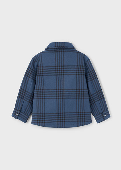 Mayoral Boys Navy Checked Jacket 4414