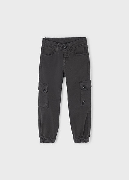 Mayoral Boys Grey Cargo Trousers 4557