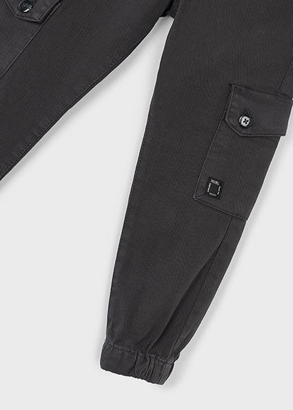 Mayoral Boys Grey Cargo Trousers 4557
