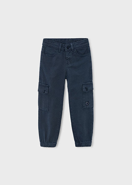 Mayoral Boys Navy Cargo Trousers 4557