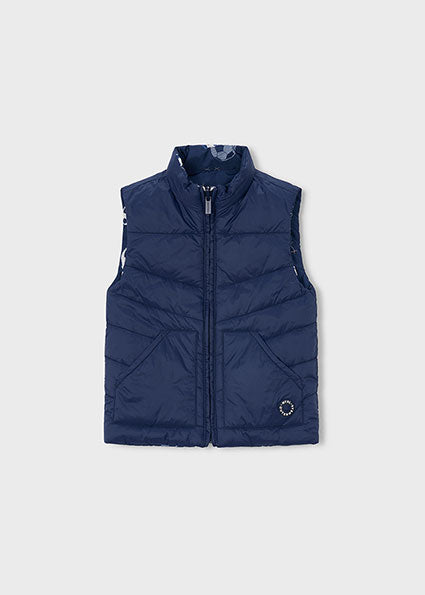 Mayoral Boys Navy Reversible Gilet 3380