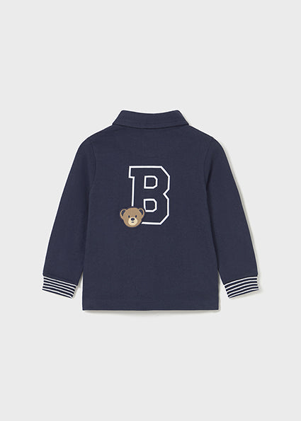 Mayoral Baby Boy Navy Varsity Polo Top 2101