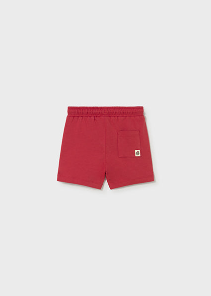 Mayoral Baby Boy Red Printed 3 Three Piece Short Set 1669