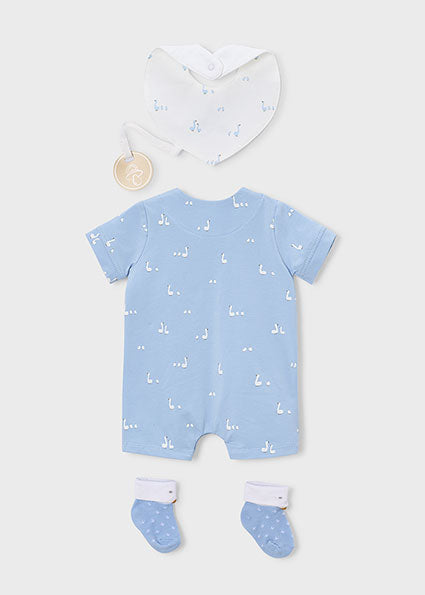 PRE ORDER Mayoral Baby Boy Blue Three Gift Set 1727