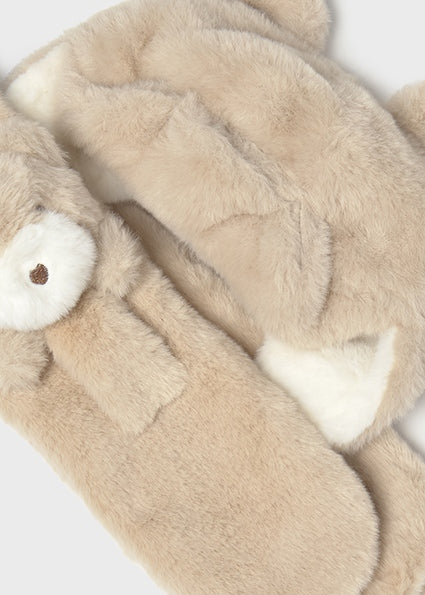 Mayoral Girls Fur Hat & Scarf Set 10020