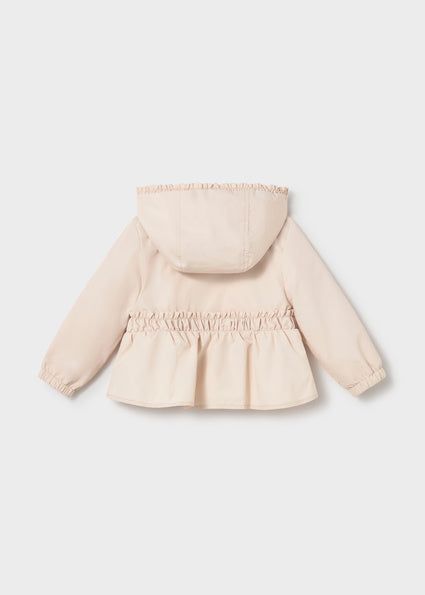 Mayoral Baby Girl Light Beige Windbreaker Jacket 1492