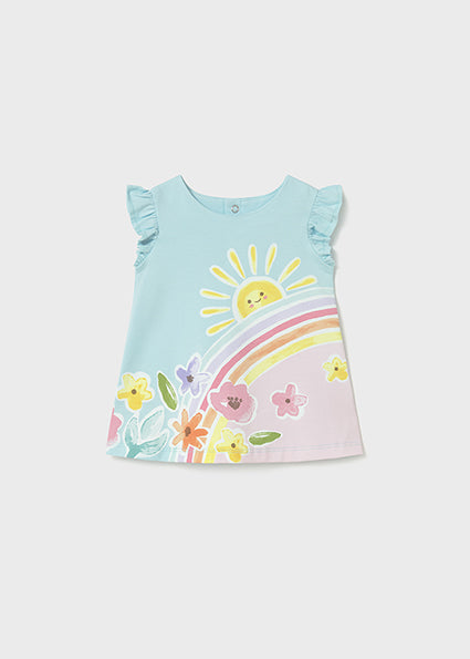 Mayoral Baby Girl Blue Hawaii SunDress 1810