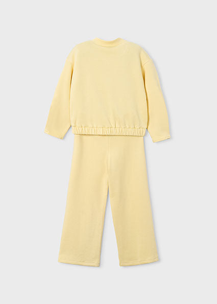 PRE ORDER Mayoral Girls Lemon Pique Tracksuit 3890