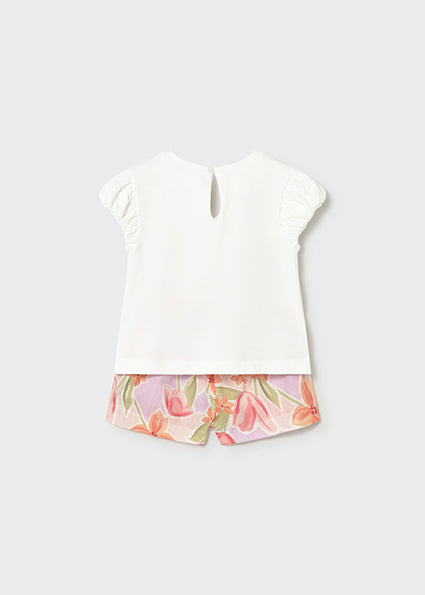 Mayoral Baby Girl Blossom Short Set 1213