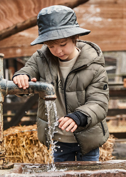 Mayoral Boys Khaki Green Padded Jacket 4416