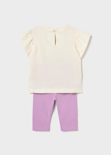 Mayoral Baby Girl Lilac Legging Set 1751