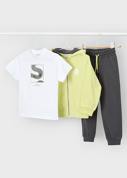 Mayoral Boys Lime 3 Piece Tracksuit 3884
