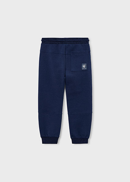 Mayoral Boys Navy Joggers With Zippers 3583
