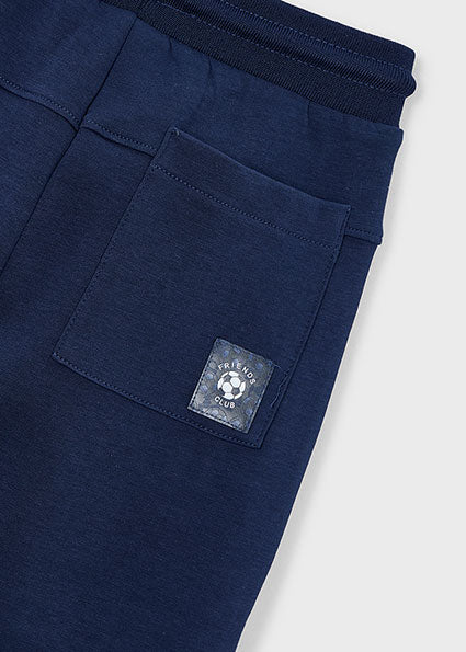 Mayoral Boys Navy Joggers With Zippers 3583