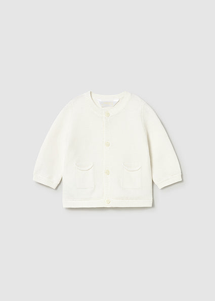 PRE ORDER Mayoral Baby Off White Knitted Cardigan 1303