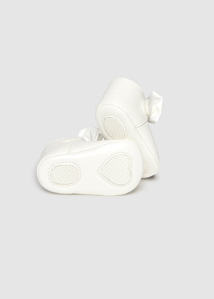 Mayoral Baby Girl White Patent Mary Jane Shoes 9961