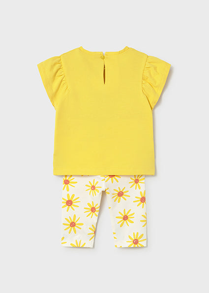 Mayoral Baby Girl Yellow Sunshine Legging Set 1751