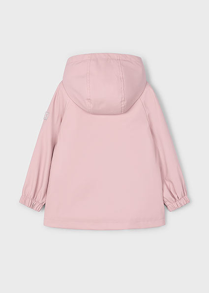 Mayoral Girls Pink Fleece Raincoat 4450