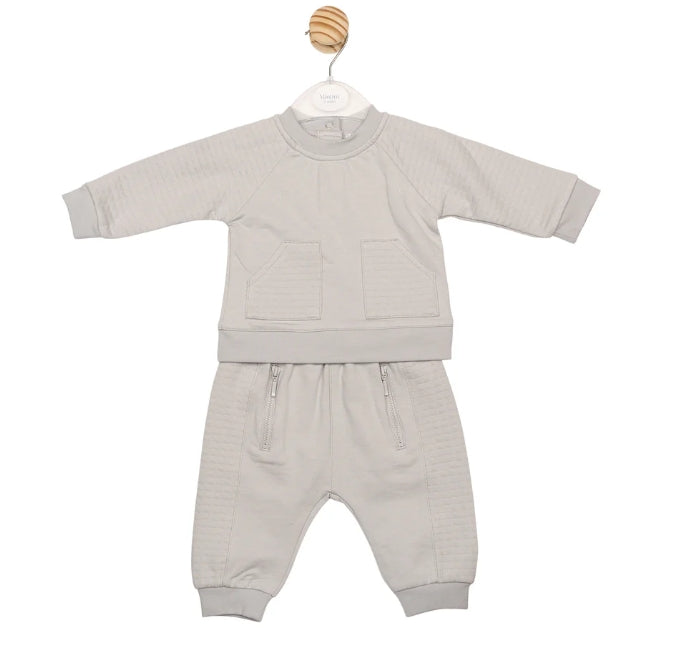 Mintini Baby Grey Boys Tracksuit 6647