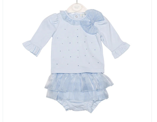 Mintini Baby Blue Top & Jam Pant 6780