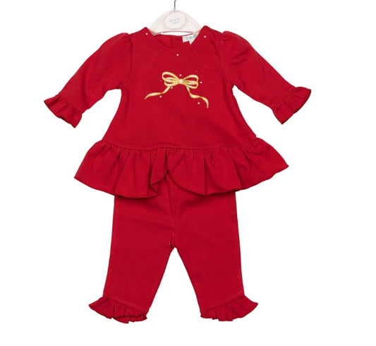 Mintini Baby Red Legging Set 6820