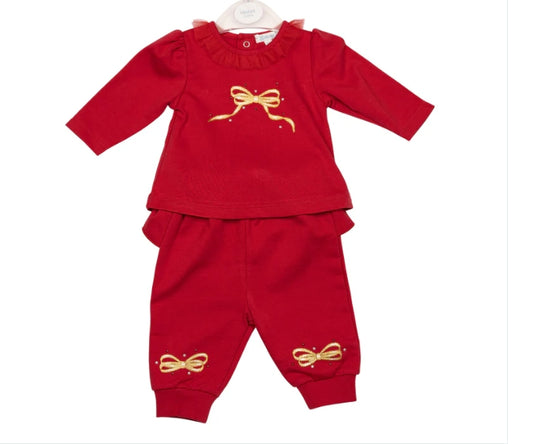 Mintini Baby Red Tracksuit 6821