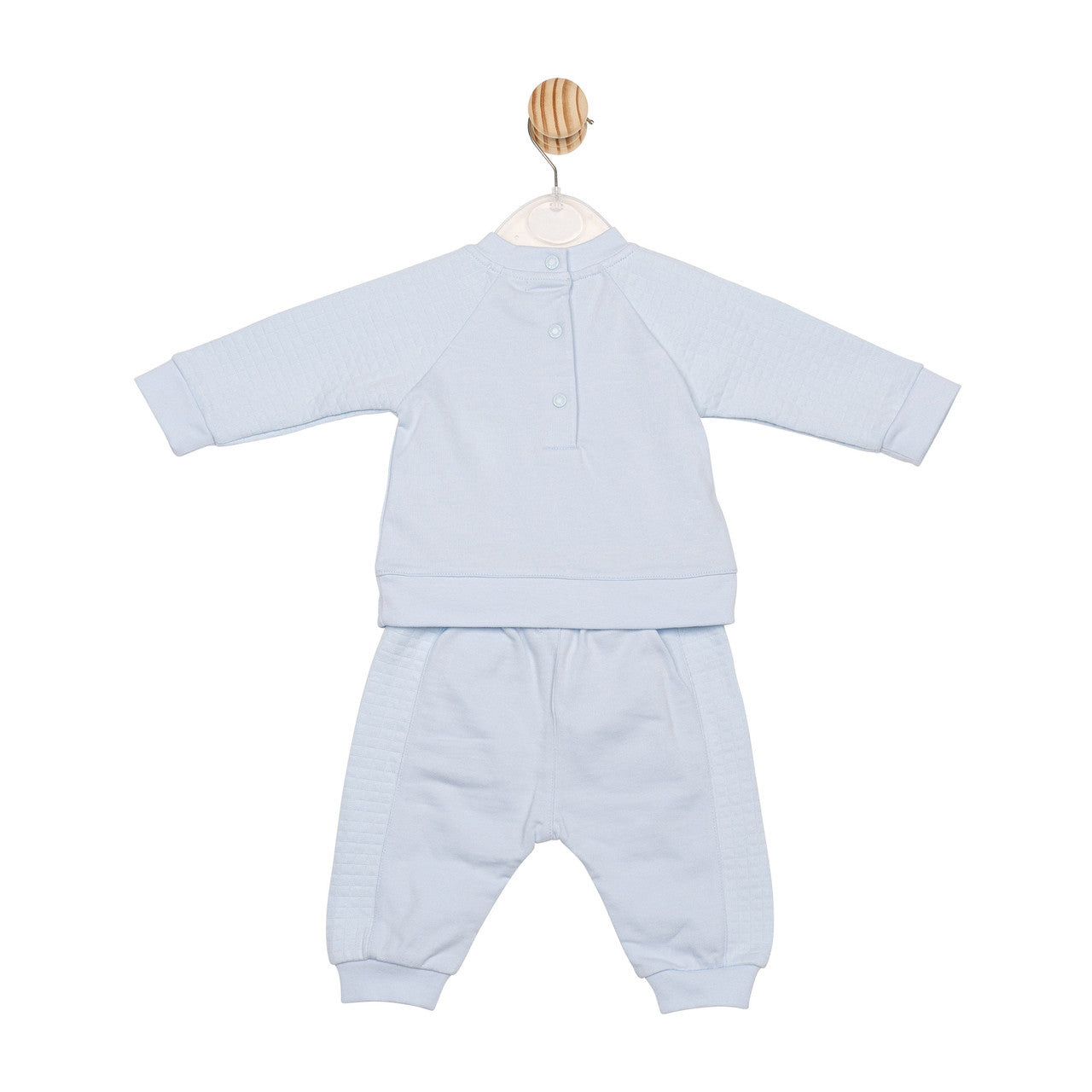 Mintini Baby Blue Boys Quilted Tracksuit 6635