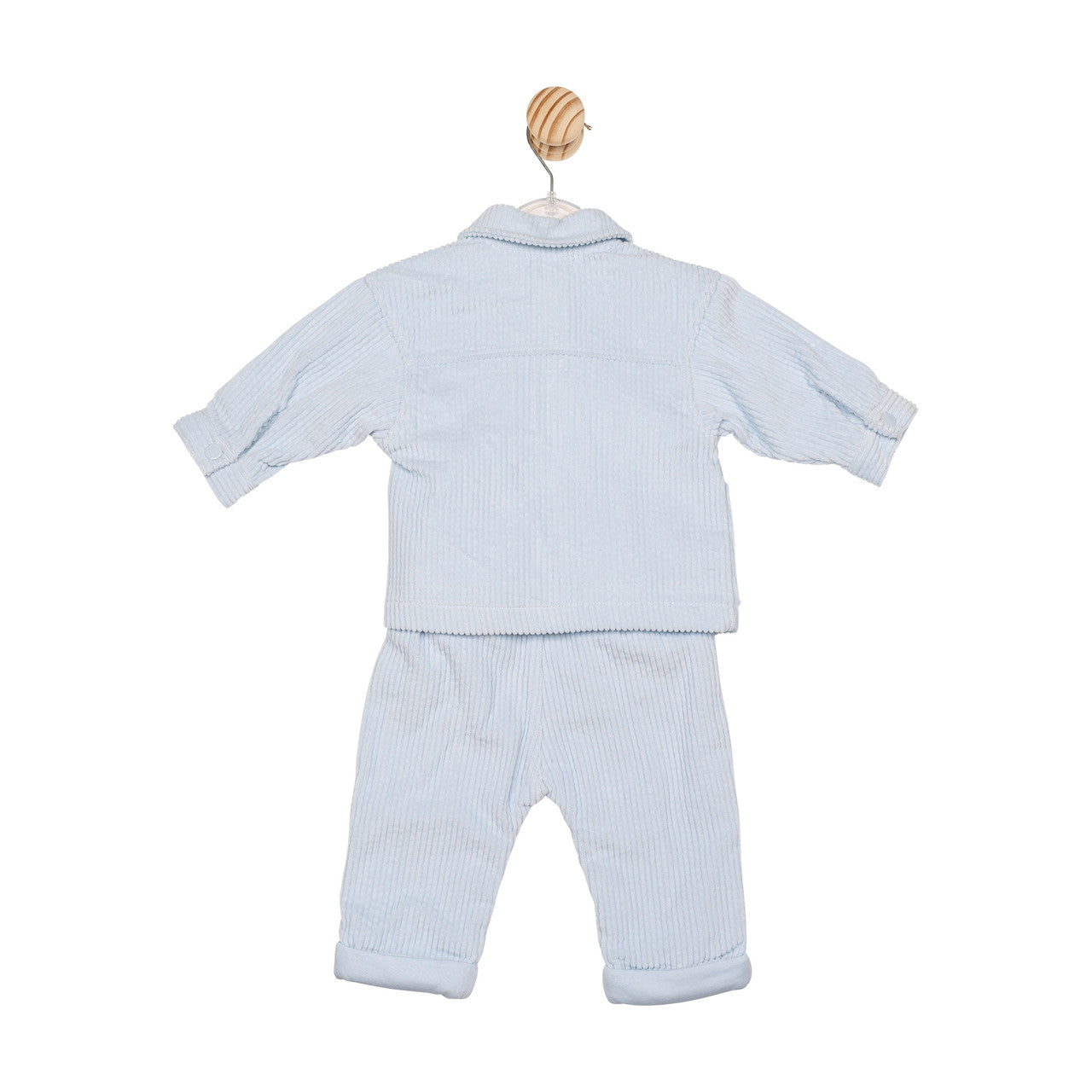 Mintini Baby Boy Blue Corduroy 3 Piece Set 6566