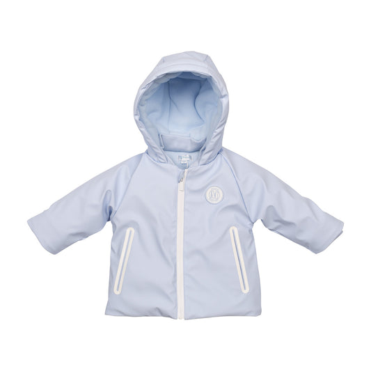 Mintini Baby Boys Blue Fleece Raincoat 6511