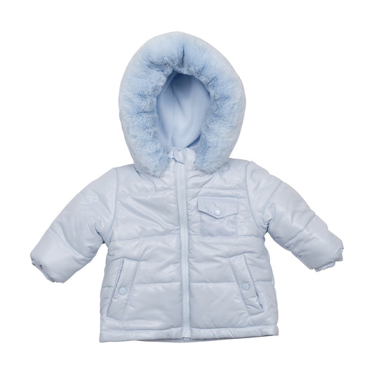 Mintini Baby Boys Blue Padded Jacket 6507