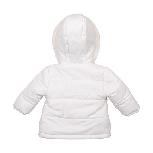 Mintini Baby Boys White Padded Coat 6508