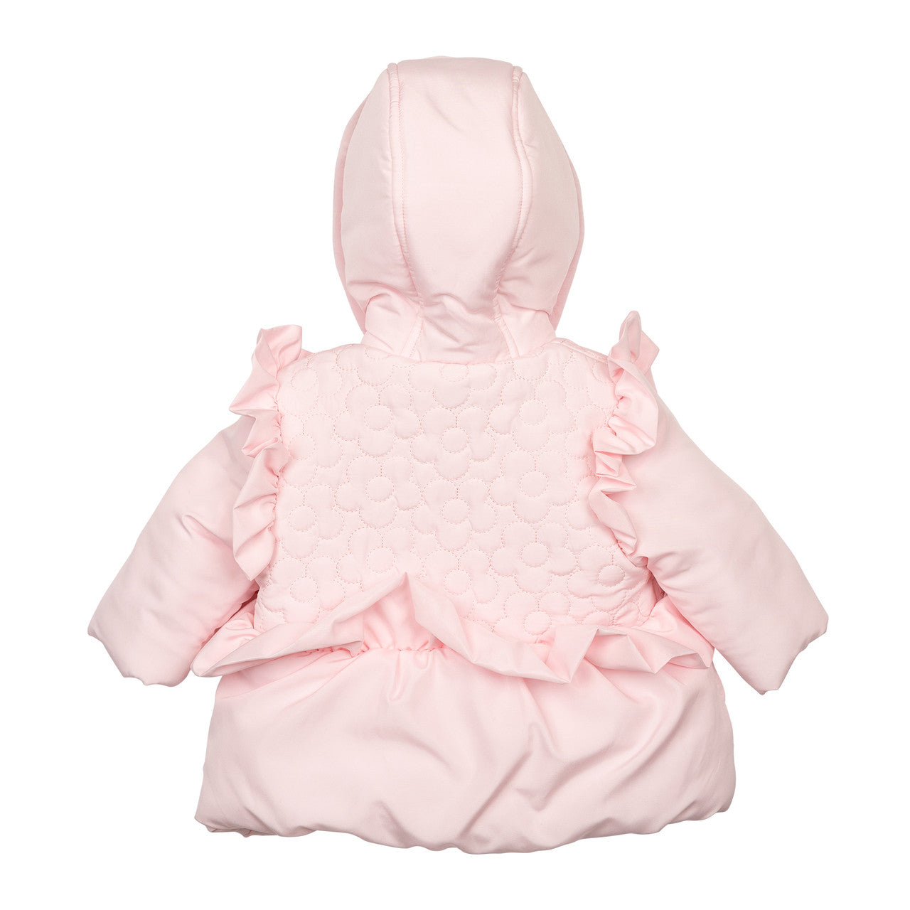 Mintini Baby Girl Pink Flower Frill Jacket 6518