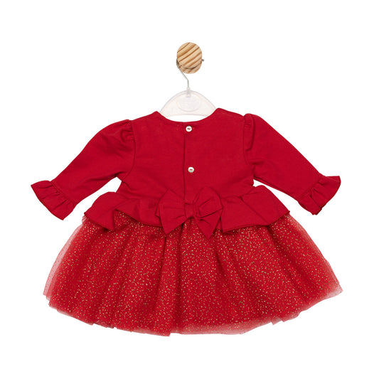 Mintini Baby Girl Red Tulle Dress 6818