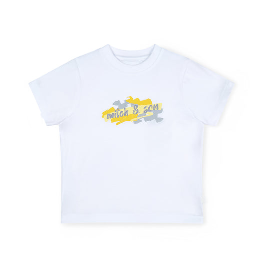 PRE ORDER Mitch & Son White Art Tee GLENN