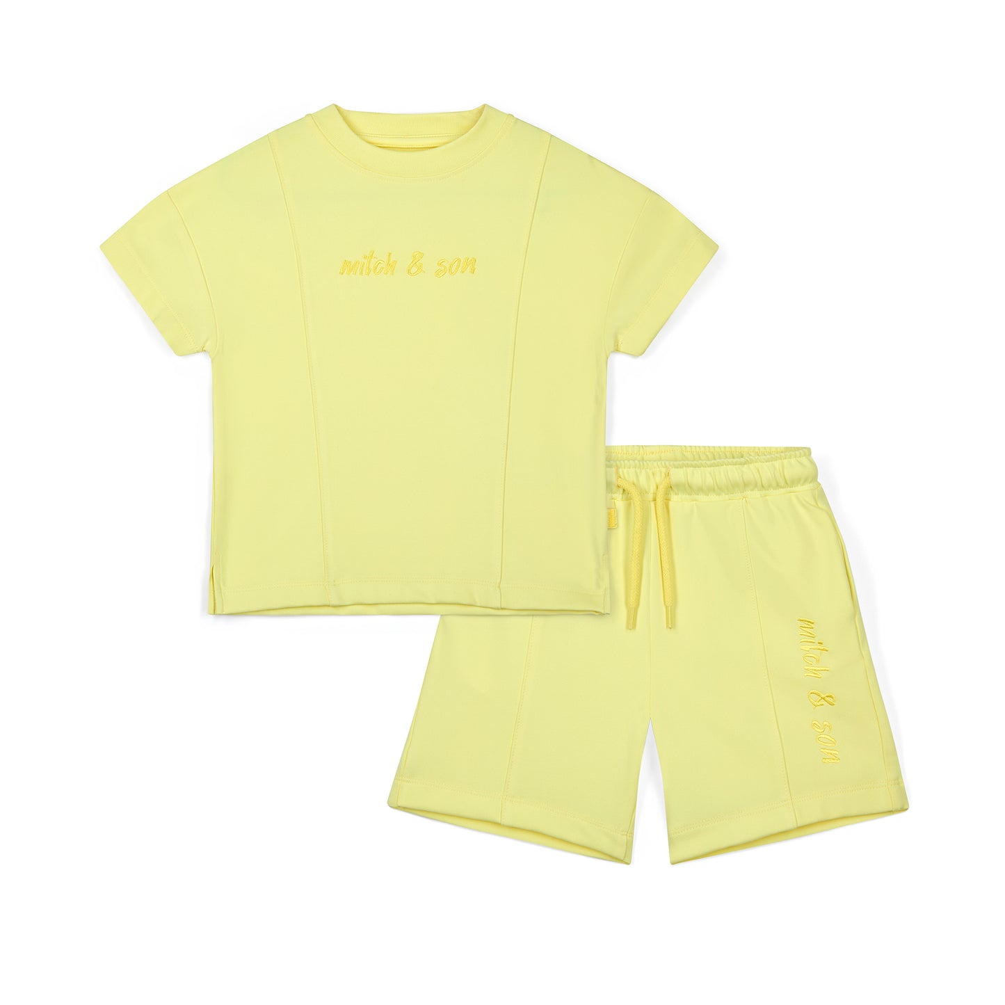 PRE ORDER Mitch & Son Lemon Sweat Short Set Griffin