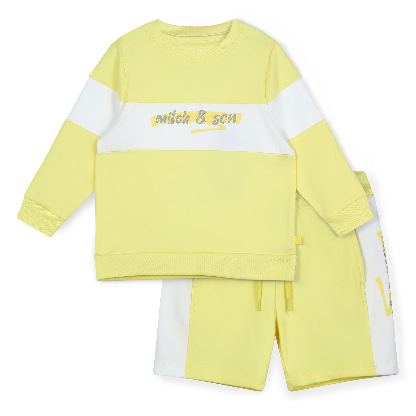 PRE ORDER Mitch & Son Lemon Sweatshirt & Short Set Gary