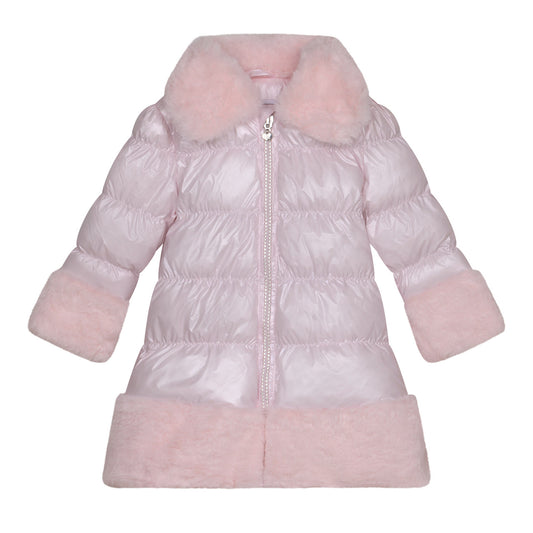 ADee Pink Jacket With Fur Sarah