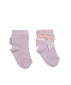 Little A Pink Bow Ankle Socks ERIN