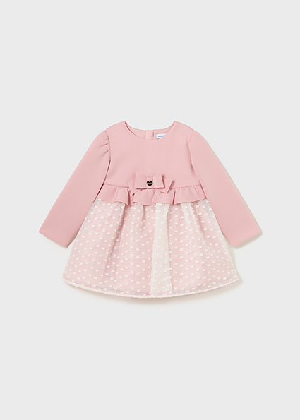 Mayoral Pink Dress 2972 - Designer Childrenswear - Bunny and Bear Glasgow